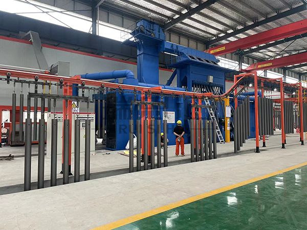 컨베이어 쇼트 블라스팅 장비 이미지 3