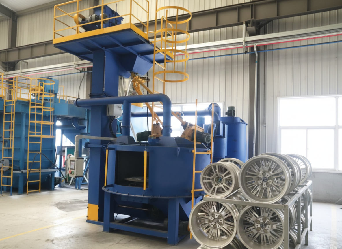 특수장비 쇼트 블라스팅 예시 4