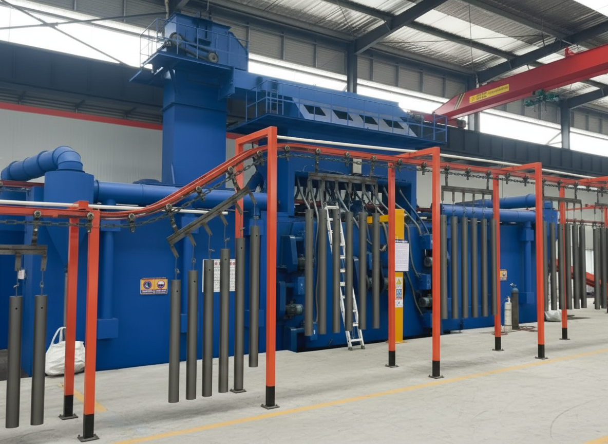 특수장비 쇼트 블라스팅 예시 2