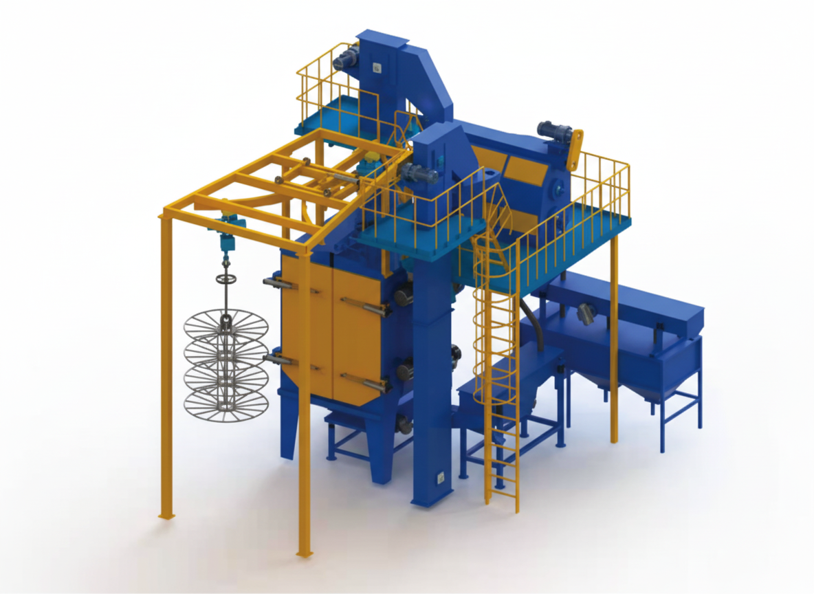 특수장비 쇼트 블라스팅 예시 3