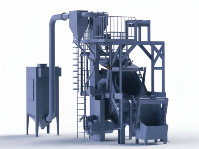 크롤러 쇼트 블라스팅 머신